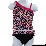 Angel Beach Little Girls Wild Love Animal Print Swimsuit 2PC  B01EMI09L0